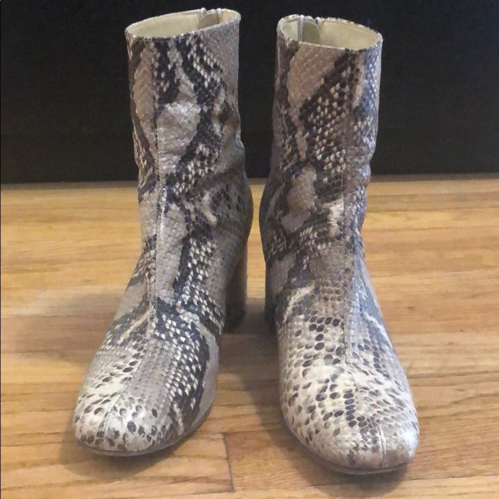 Free People Snake Booties